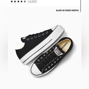 Converse Chuck Taylor Lift Platform Women’s 7, never worn.